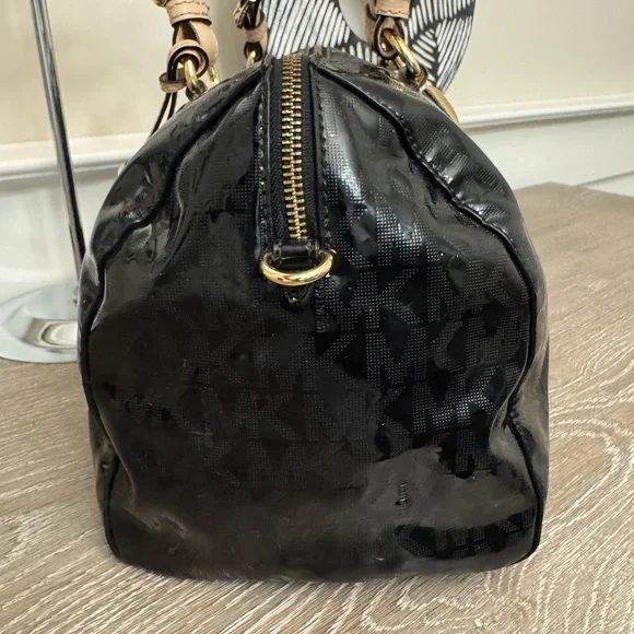 Michael Kors Grayson large pattern leather satchel - Picture 7 of 14